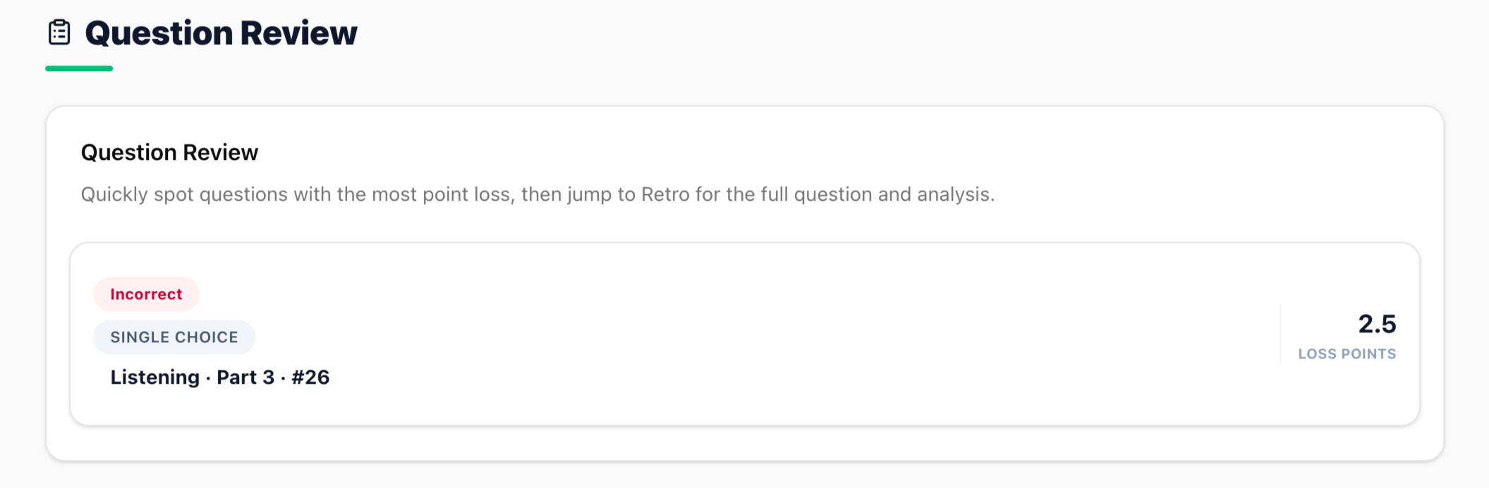 HSK Pro question review screenshot
